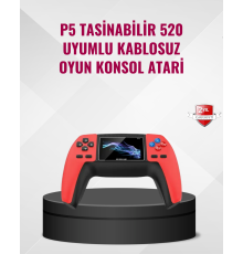 P5 Retro GamePad 520 Oyunlu Taşınabilir Oyun Konsolu
