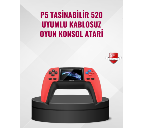 P5 Retro GamePad 520 Oyunlu Taşınabilir Oyun Konsolu