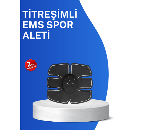 Titreşimli EMS Spor Aleti Karın Kol ve Bacak Kas Yapma Cihazı 2025 Model