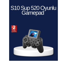 2025 S10 Gamepad 520 Klasik Retro Oyunlu TV Bağlantılı A Kalite Orijinal