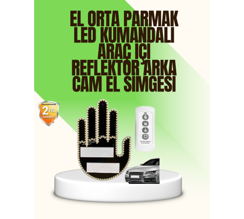 Uzaktan Kumandalı LED El Park Uyarı Cihazı Suya Dayanıklı Enerji Tasarruflu