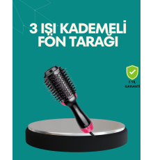 Kurutmalı Saç Şekillendirici Fönlü Fırça 1200 Watt Güç