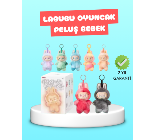 Yumuşak Dolgulu Labubu Karakter Peluş Oyuncak
