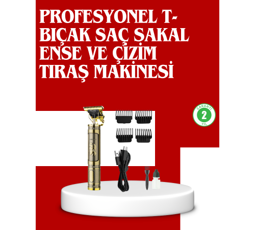 Daling Profesyonel Tıraş Makinesi Islak ve Kuru Kullanım