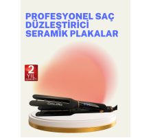 Saç Düzleştirici Seramik Plakalı 230C Hızlı Isınma 360° Kablo