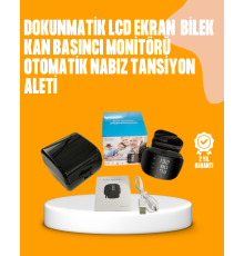 Dijital bilekten tansiyon ölçüm cihazı LCD