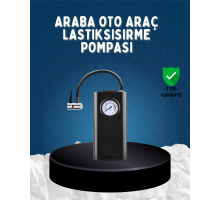 Elektrikli Hava Kompresörü Type-C USB Şarjlı Çok Fonksiyonlu Lastik Pompası