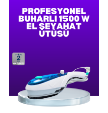 Kompakt Seyahat Tipi Buharlı Ütü Pratik Kırışıklık Açıcı