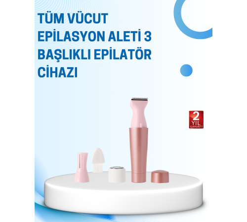 Cilt Pürüzsüzleştirici ve Tüy Temizleyici