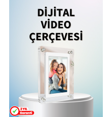Dayanıklı ve Hafif Tasarım – 7 İnç Dijital Fotoğraf Çerçevesi Ev ve Ofis İçin