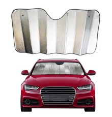 Araç Ön Cam Katlanabilir Güneşlik UV ve Isı Koruma Renault Megane Fiat Egea Hyundai i20 Opel Astra
