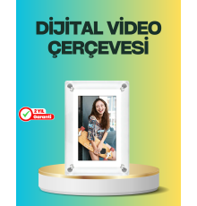 Hediyelik Dijital Çerçeve – 7 İnç IPS Ekranlı, 4GB Hafızalı, Hoparlörlü