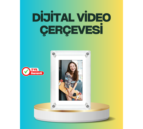 Hediyelik Dijital Çerçeve – 7 İnç IPS Ekranlı, 4GB Hafızalı, Hoparlörlü Hediyelik Dijital Çerçeve – 7 İnç IPS Ekranlı, 4GB Hafızalı, Hoparlörlü
