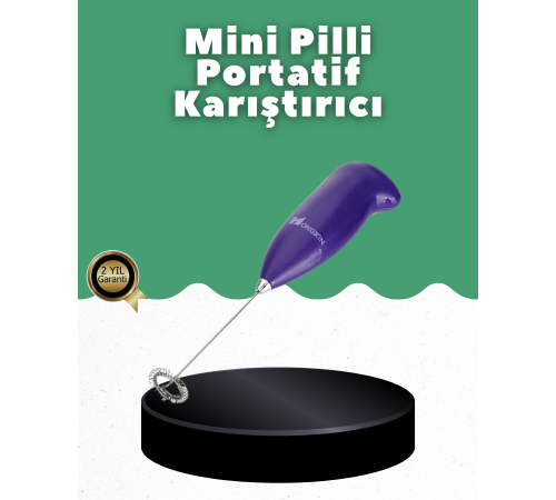 El Tipi Pratik Mikser – Kahve, Süt, Bebek Maması ve Yumurta Çırpıcı