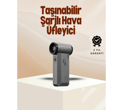 Yüksek Hızlı Kablosuz El Tipi Hava Üfleme Temizlik Cihazı