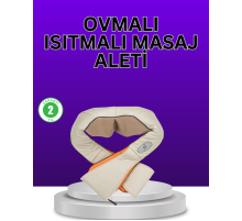 Isıtma Fonksiyonlu Ovmalı Boyun Omuz ve Vücut Masaj Cihazı Rahatlatıcı