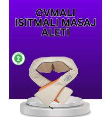 Isıtma Fonksiyonlu Ovmalı Boyun Omuz ve Vücut Masaj Cihazı Rahatlatıcı