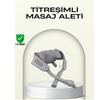 Taşınabilir Şarjlı Boyun Masaj Cihazı | Sessiz ve Güçlü Motor