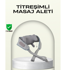 Taşınabilir Şarjlı Boyun Masaj Cihazı | Sessiz ve Güçlü Motor