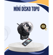 Müzik Sensörlü Renkli LED Parti Işığı