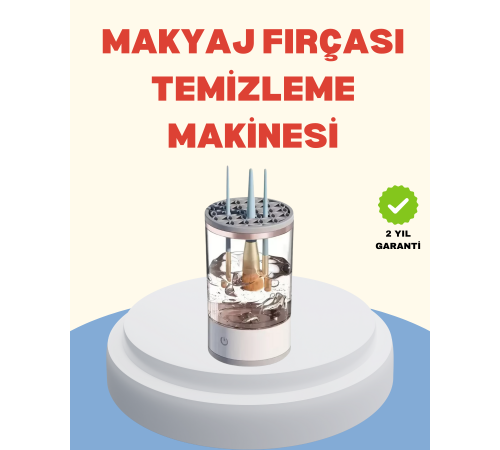 Profesyonel Makyaj Fırçası Temizleme ve Kurutma Makinesi