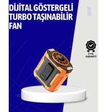 5000mAh Şarjlı Soğutma Fanı Taşınabilir