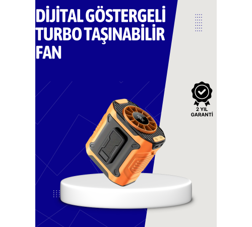5000mAh Şarjlı Soğutma Fanı Taşınabilir