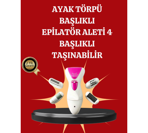 Çok Amaçlı Kadın Bakım Seti Epilasyon ve Törpü