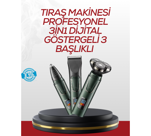Burun, Sakal ve Saç İçin Erkek Tıraş Cihazı