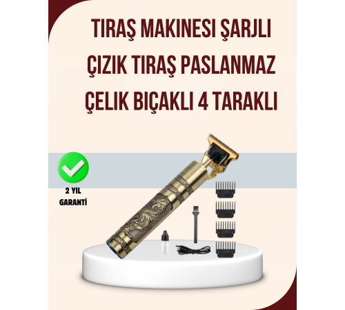 Titreşim Motorlu Erkek Saç ve Sakal Düzeltici