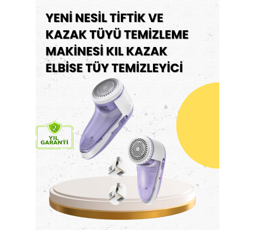 Tiftik ve Tüy Toplama Cihazı – 200ml Hazne, Kompakt Boyut