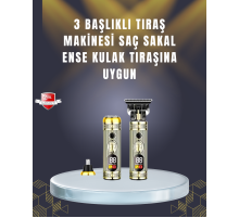 Sıfır Boşluk T Bıçaklı Erkek Bakım Seti – Çok Başlıklı