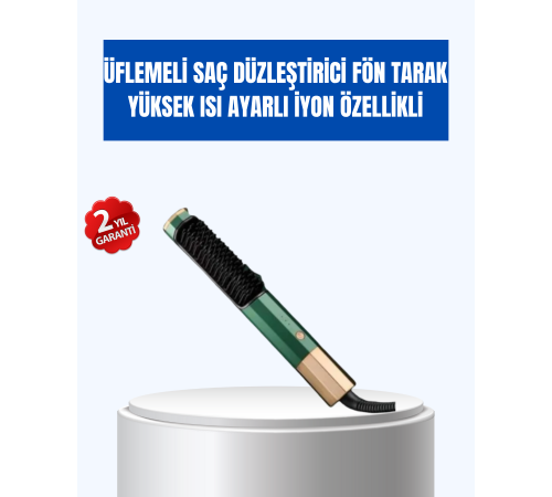 Ayarlanabilir Isı Kontrollü Saç Şekillendirme Seti – Tüm Saç Tipleri İçin Uygun