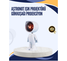 Gün Batımı Efekti Sunan Astronot LED Masa Lambası