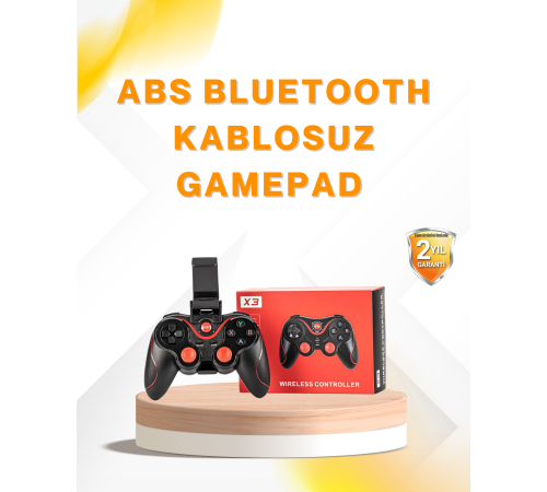 Kablosuz Bluetooth Gamepad PC Android TV Uyumlu Oyun Kumandası
