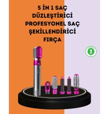 Çok Fonksiyonlu Saç Kurutma ve Şekillendirme Makinesi 5 Başlık