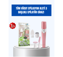 Pürüzsüz Cilt İçin Çok Fonksiyonlu Epilasyon Aleti
