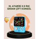 TV Bağlantılı Çift lu Şarjlı Retro Gamepad Seti