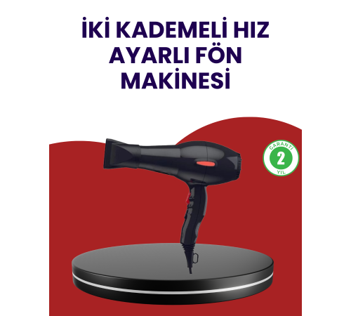 Profesyonel 2200W Saç Kurutma Makinesi Yüksek Performans
