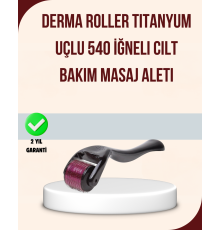 Titanyum Mikro İğneli Dermaroller 1 mm Kırışıklık ve Leke Karşıtı