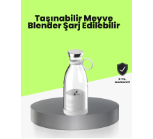 4 Bıçaklı Gıda Sınıfı Paslanmaz Çelik Taşınabilir Blender