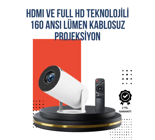 Kablosuz Bağlantılı Ultra Pro Projeksiyon Kablosuz Bağlantılı Ultra Pro Projeksiyon