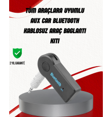 Eller Serbest Özellikli Bluetooth AUX Araç Kiti