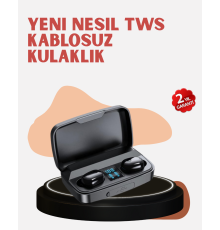 Yüksek Kapasiteli A10s TWS Kablosuz Kulaklık Dokunmatik Kontrol