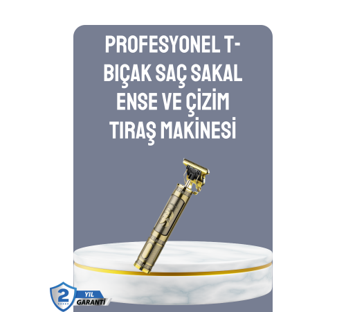 LCD Ekranlı Şarjlı Tıraş Makinesi Erkek Saç Sakal Kesme