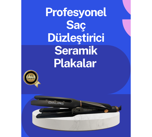 Kadın Saç Düzleştirici Seyahat Dostu 5 Kademeli Isı Kontrolü