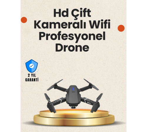 Yükseklik Sabitlemeli Katlanabilir Drone 1080P 4K Kamera Seçenekli