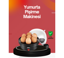 7 Yumurtalık Buharlı Yumurta Pişirme Cihazı Otomatik Kapanma Özellikli