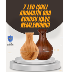 Aromaterapi Özellikli Ultrasonik Taşınabilir Oda ve Ofis Nemlendirici