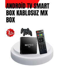 M8Pro 2GB RAM + 64GB Retro Oyunlu TV Box